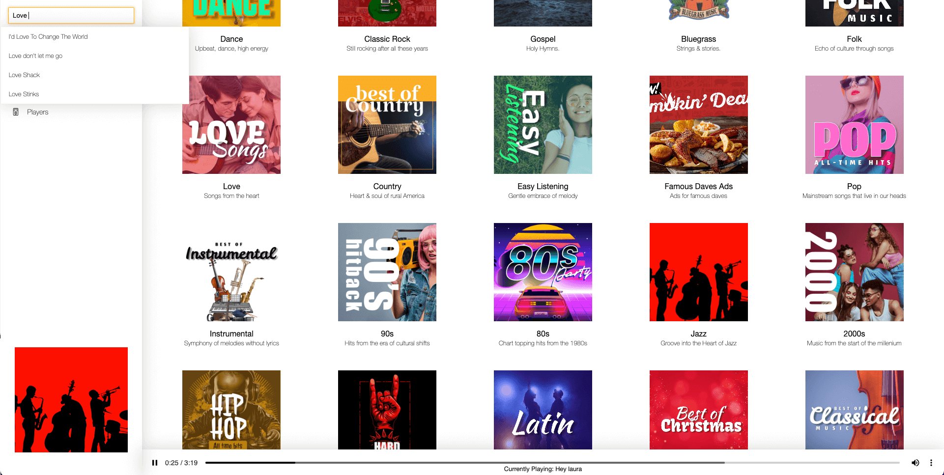 Explore thousands of tracks straight from your browser window.